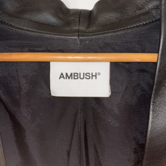 AMBUSH - black Lambskin kimono style jacket of the highest order. What a piece! - Picture 6 of 7